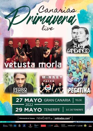 Cartel del Canarias Primavera Live / TA